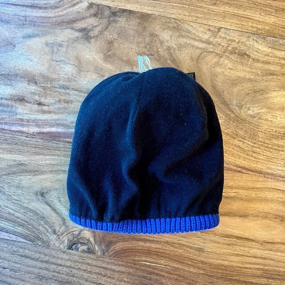 All In Motion Purple Fleece Cuffed Puff Beanie